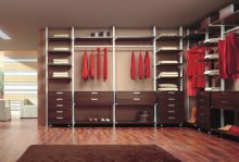 Frame (column) wardrobe system